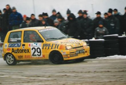 Jacek Sikora i Marek Kaczmarek - Fiat Cinquecento Sporting.